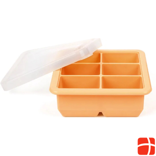 Haakaa Baby Food and Breast Milk Freezer Tray - 6 Compartments - Apricot