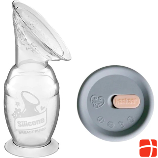 Haakaa 100ml Silicone Breast Pump with Suction Base &
Silicone Cap