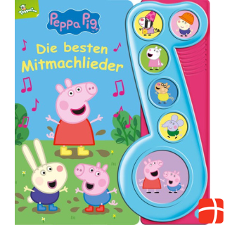  Peppa Pig - The best join-in songs - Song book with sound - Cardboard picture book with 6 melodies