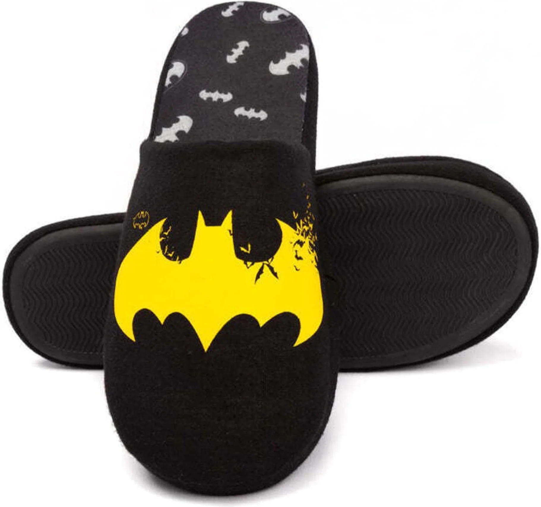 Batman Slippers Washed Out Logo